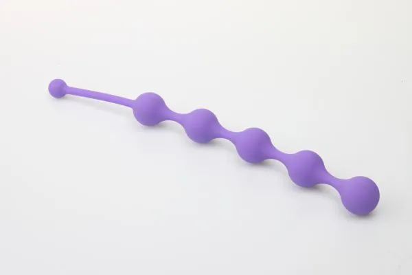 Butt Plug Silicone Anal Beads Anal Sex Toys With Safe Pull Ring, 11