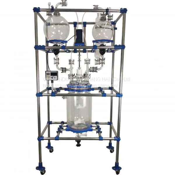 150L Jacketed Glass Reactor for Lab