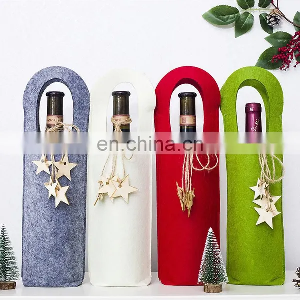 Single Bottle Tote Felt Wine Bag Wholesale photo-3