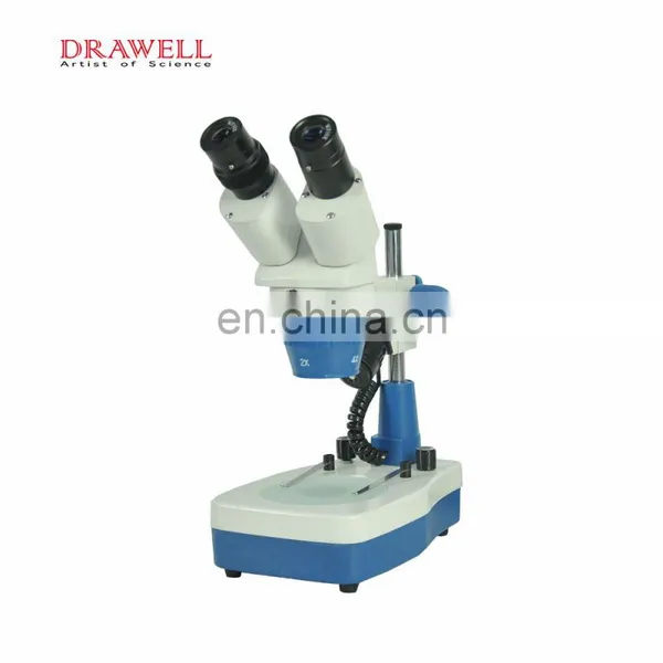 Drawell T101G Cheap Lab Binocular Stereo Microscope photo-2