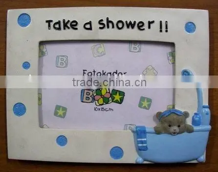 Unique Design Promotional Photo Frame, Lovely Cartoon Resin Craft Fresh Photo Frame photo-3
