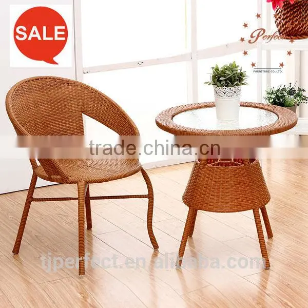Hot Sale Buffet Rattan Patio Garden Furniture With Leisure Armchairs photo-2