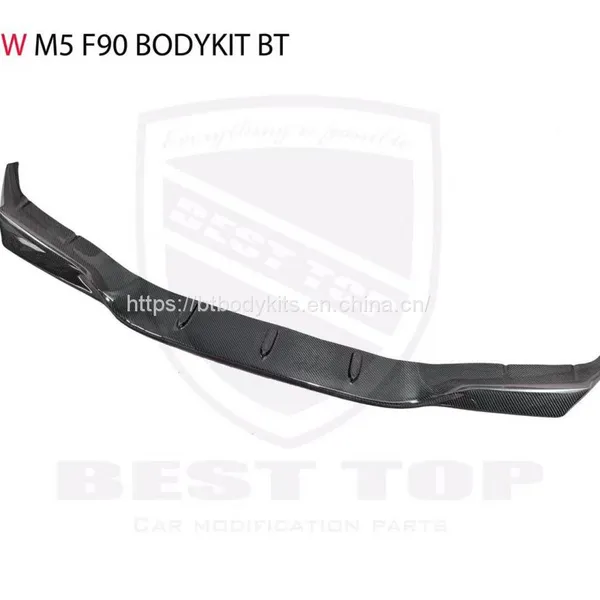 Для модернизации BMW M5/F90 в стиле RKP карбонопластиковый передний спойлер. Также можно заказать из форжованного карбона.