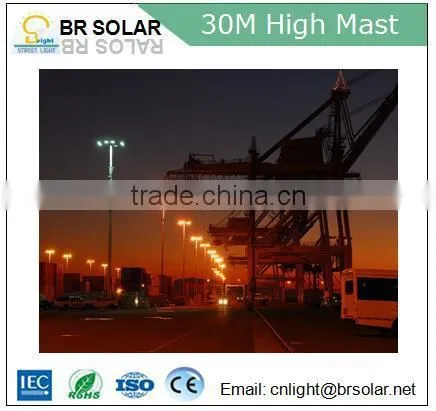 High Pressure Sodium Flood Light High Mast Lighting With Pole Street Light