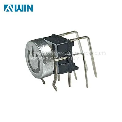 Right Angle Illuminated Button Switch With White LED photo-4