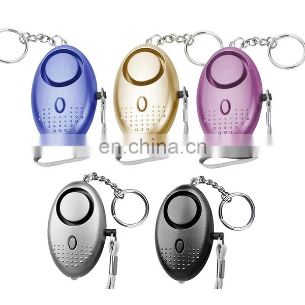 Wholesale 140dB Personal Anti-Attack Safety Keychain Alarm Personal Alarms for Children With Led Light photo-2
