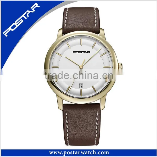 New Products Big Classic Dial Stainless Steel Case Watch Custom OEM Band Watch photo-3