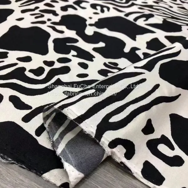 Manufacturer Reactive Dyeing Viscose Rayon Polyester Lycra Spandex Fabric For Dress photo-2