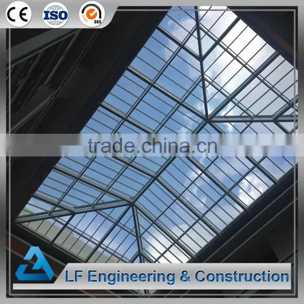 Good Appearance Low Cost Steel Frame Atrium Roof photo-5