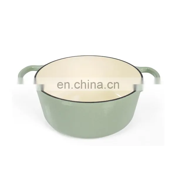 OEM Enamel Quality Kitchen Casserole Cast Iron Cookware Set photo-4