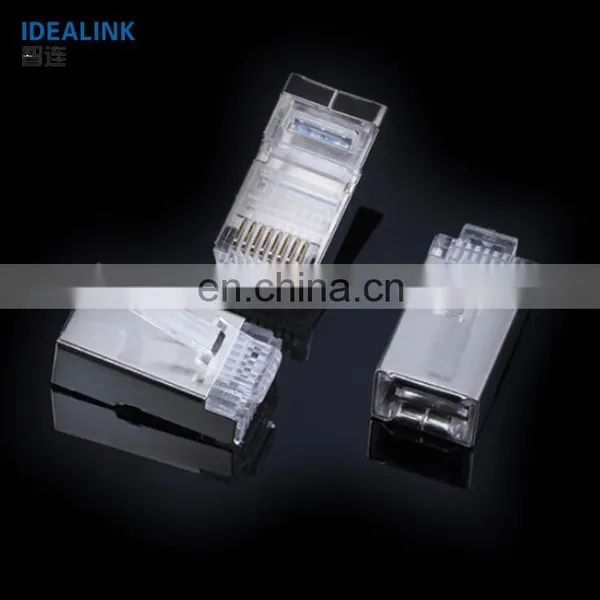 New Promotion 1000pcs Set Ftp Male Modular Plug 8p8c Cat5 / 6 RJ45 Keystone Connector photo-3
