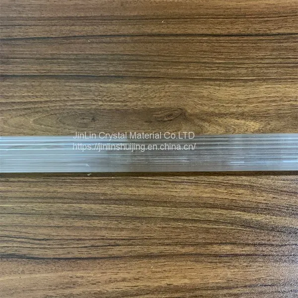 Jinlin Crystal High Borosilicate Glass Tube High Temperature Resistant Inner Wall Stripe Tube Can be Customized photo-3