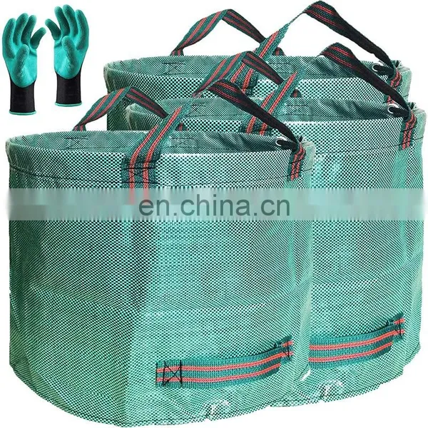 Heavy duty 72 gallons reusable black lawn and leaf garden waste bag