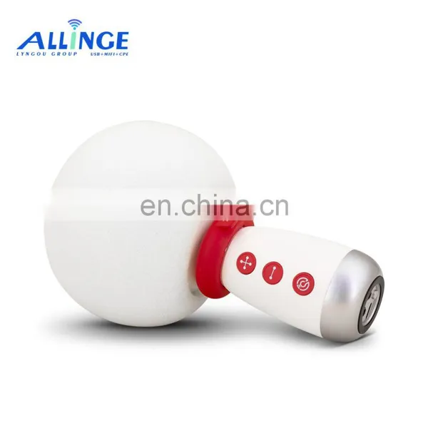 ALLINGE MDZ3633 Portable Microfono Wireless Home Use Singing Machine Microphone Karaoke Speaker photo-3
