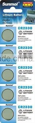 CR2330-B5P Lithium Coin Button Cells