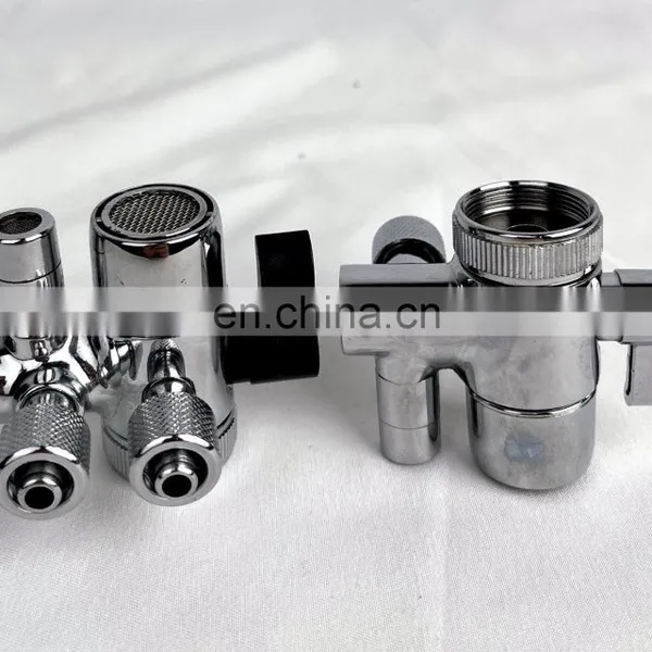 PATENT 1/4 Water Splitter Valve 3 Infall and 3 Way Out Diverter Valve photo-5