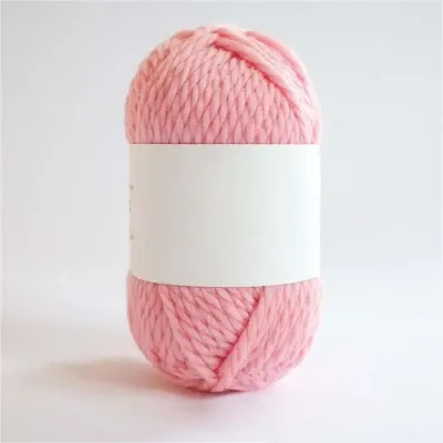 100% Wool Yarn Hand-knitted Wireless DIY Sweater Hand-knitted Roving Skein 52g 52m photo-3