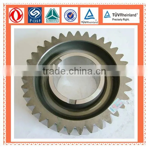 Howo Truck Auto Parts Auxiliary Gearbox Low Speed Gear DC12J150T-612