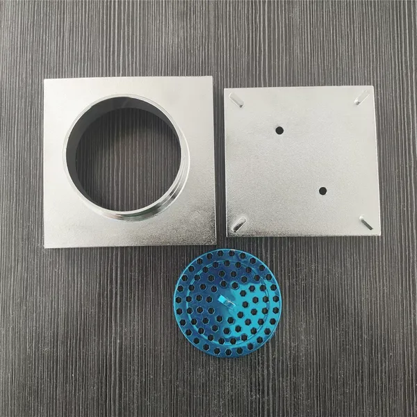 Modern Polished Brass Hidden Tile Insert Drain Filter for Hotel Bathroom and Shower Floor Applications photo-4