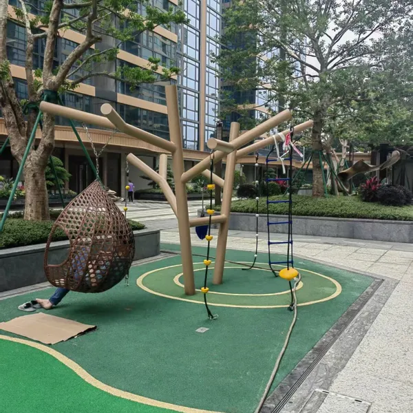 Flying Butterfly Large Customized Combination Stainless Slide Swing photo-4