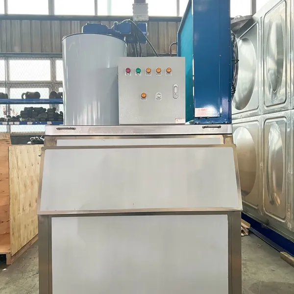 Linsky 1000kg/24hr Fish Frozen Flake Ice Machine photo-3