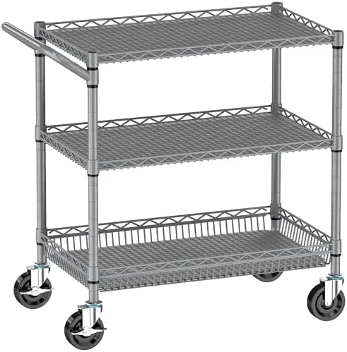 Heavy-Duty Chrome Wire Kitchen Shelf photo-2