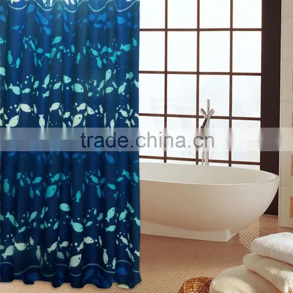 Colorful Bubbles Printed Polyester Mildew Resistant Shower Curtain, New Design photo-5