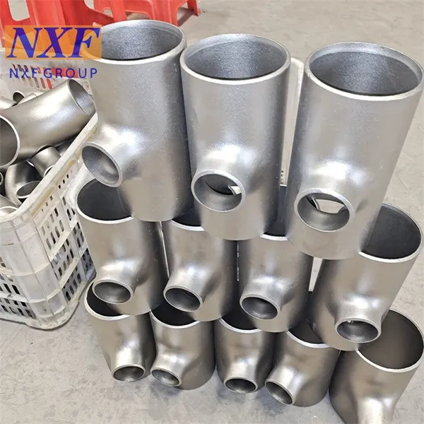 NXF UNS N06625 Alloy 625/2.4856/N06625 OD DN15-1200 Thickness SCH10-XXS Nickel Alloy Butt Welding Straight or Reducer Tee photo-5
