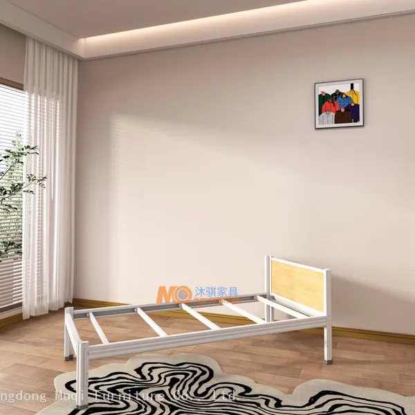 Heavy Duty Metal Single Bed for Student Dormitory and Institutional Accommodation Projects