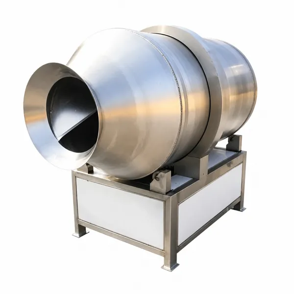 304 Stainless Steel Drum Food Mixer 150kg Loading Capacity Industrial Seasoning Machine for Chemical Raw Materials