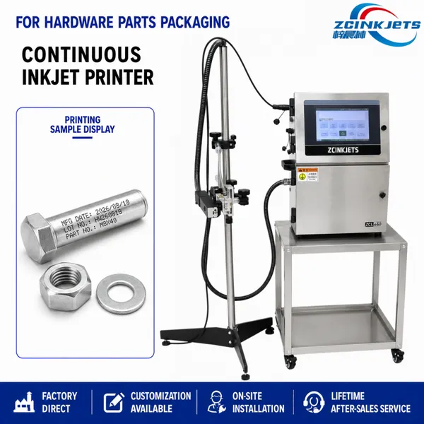 Metal Parts Coding Machine for Hardware Components Serial Number Product Identification and Traceability Printing