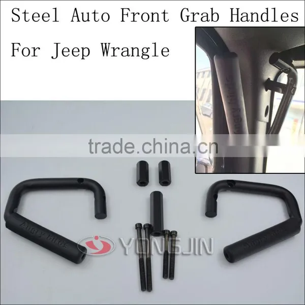 2016 Hot New Stainless Steel Front Grab Handle for Jeep Wrangler