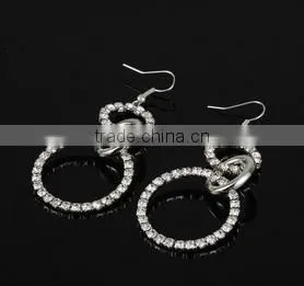 China Factory Hot Selling Tranditional Designs Woman Accessories Circle Shaped Charm Earring photo-4