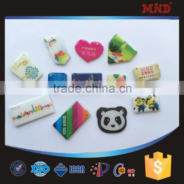 MDT71 Programmable Small NFC Epoxy Keyfobs Tag/Smart Crystal Card/rfid Key Card photo-4