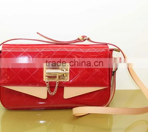 2015 Single Crosss Body Bag Woman 100% Genuine Leather Bags Designer Lady Handbag Custom Shoulder Bag