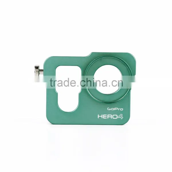 Green Metal CNC Aluminium Protective Case Shell for Hero4 HERO3+ photo-4