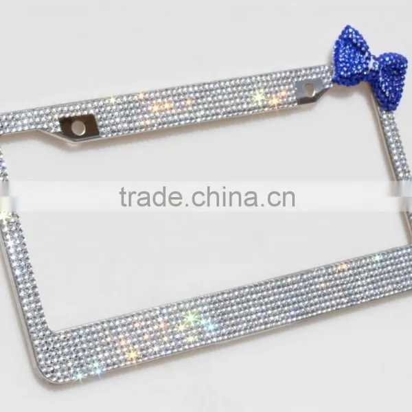 Rhinestone License Plate Frames Bling Crystal License Plate Frames photo-3