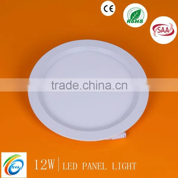 AC85-265V Alluminum+PC 12w SMD28635 Led Slim Round Panel Light SSP001-12W photo-2