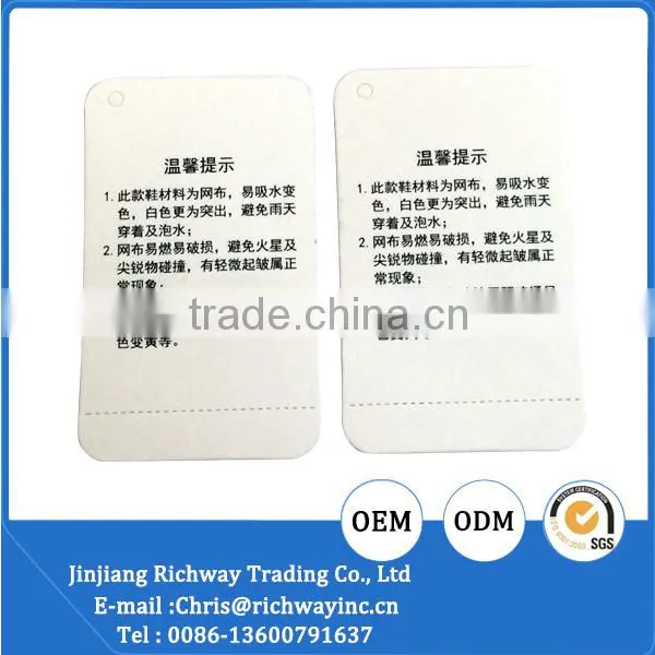 Hangtag of Shoes and Garment photo-3