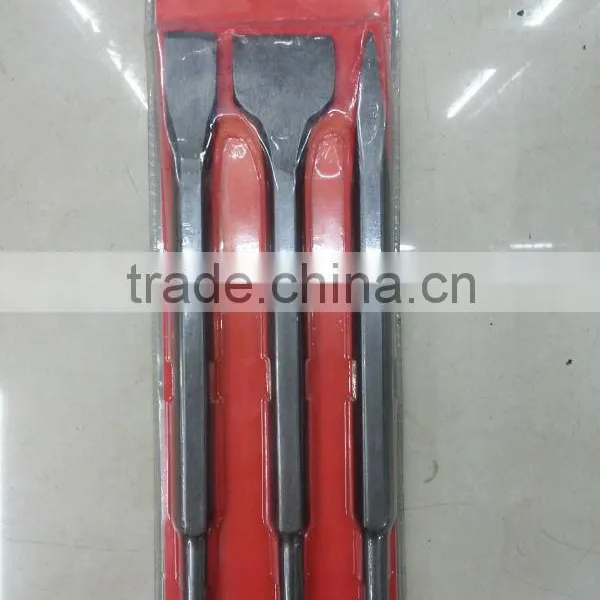 Chisel hole saw 3pc sds chisels