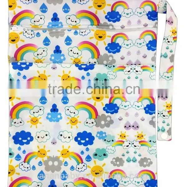 Wholesale Cloth Diaper Bag Waterproof Eco-Friendly Baby Diaper Nappy Bag photo-6