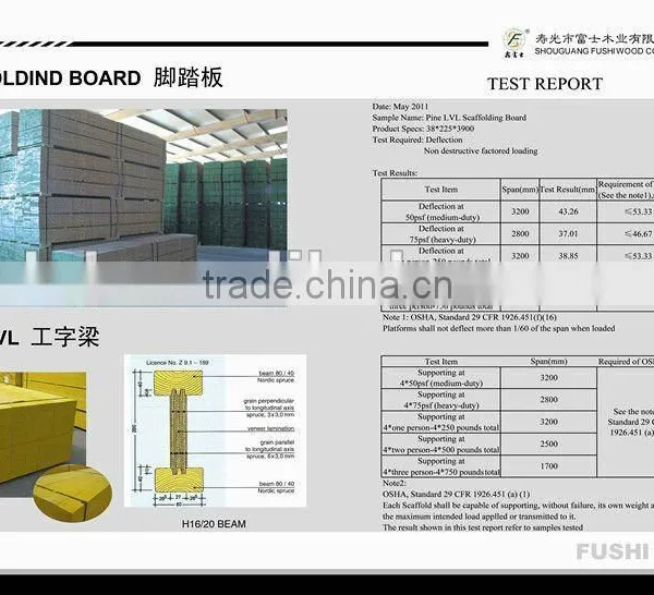 PINE LVL SCAFFOLD BOARD FOR U.A.E photo-4