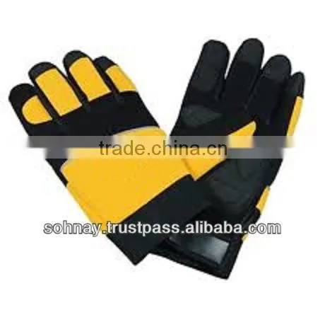 Mechanic Gloves With Customized Logo Printing and Label