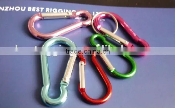 MANUFACTURE 6mm BLACK ALUMINUM SNAP HOOK TYPE/METAL SNAP HOOKS photo-5