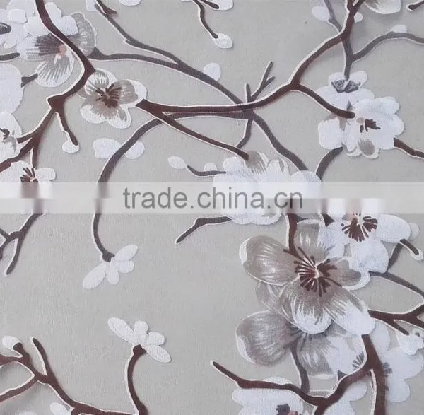 35% Polyester 65% Rayon Organza Fabric Skirt Curtain Fabric photo-3