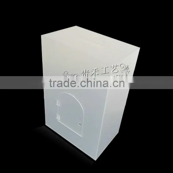 GH-RJ009 Newest Design Abrazine Acrylic Donation Box ,Acrylic Donation Box photo-3