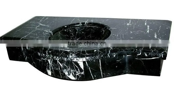 Dark Green Polished Granite Vanit Countertop photo-4