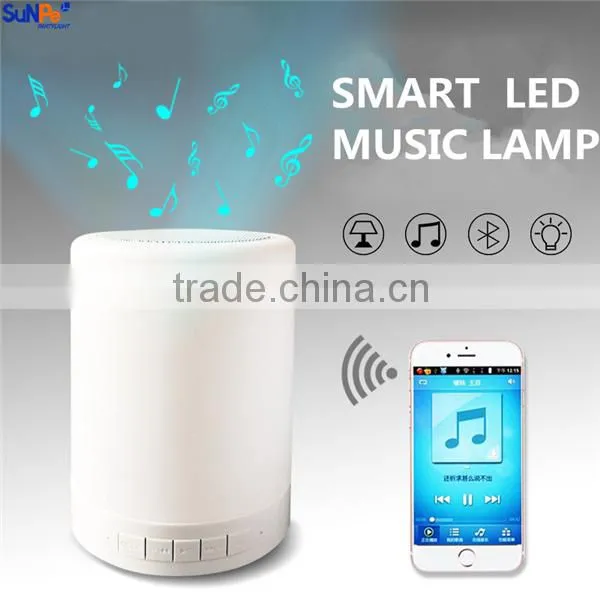 Portable Music Box Angel Bluetooth Bowl Shape Portable Mini Speaker With Smart Lamp photo-2