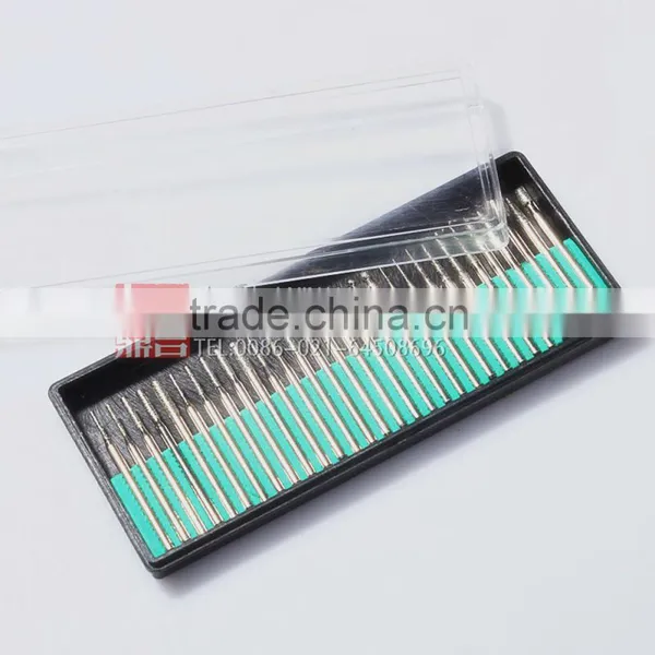YIYAN High Quality Assorted Diamond Coated Burr Point Bit Set Rotary Tool Carving and Engraving Kit photo-5