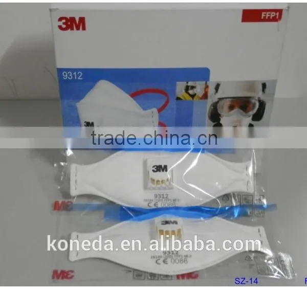 EN149:2001 FFP1 3m 9312 Respirator Mask, 3M FFP1 Disposable Face Mask photo-5